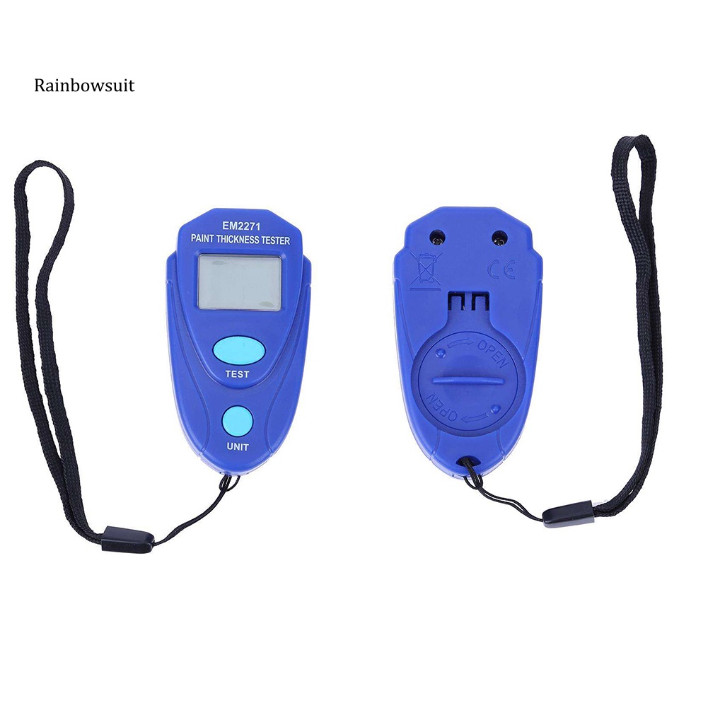 Máy Đo Độ Dày Sơn Kỹ Thuật Số Tự Động 0-2mm Cho Xe Hơi