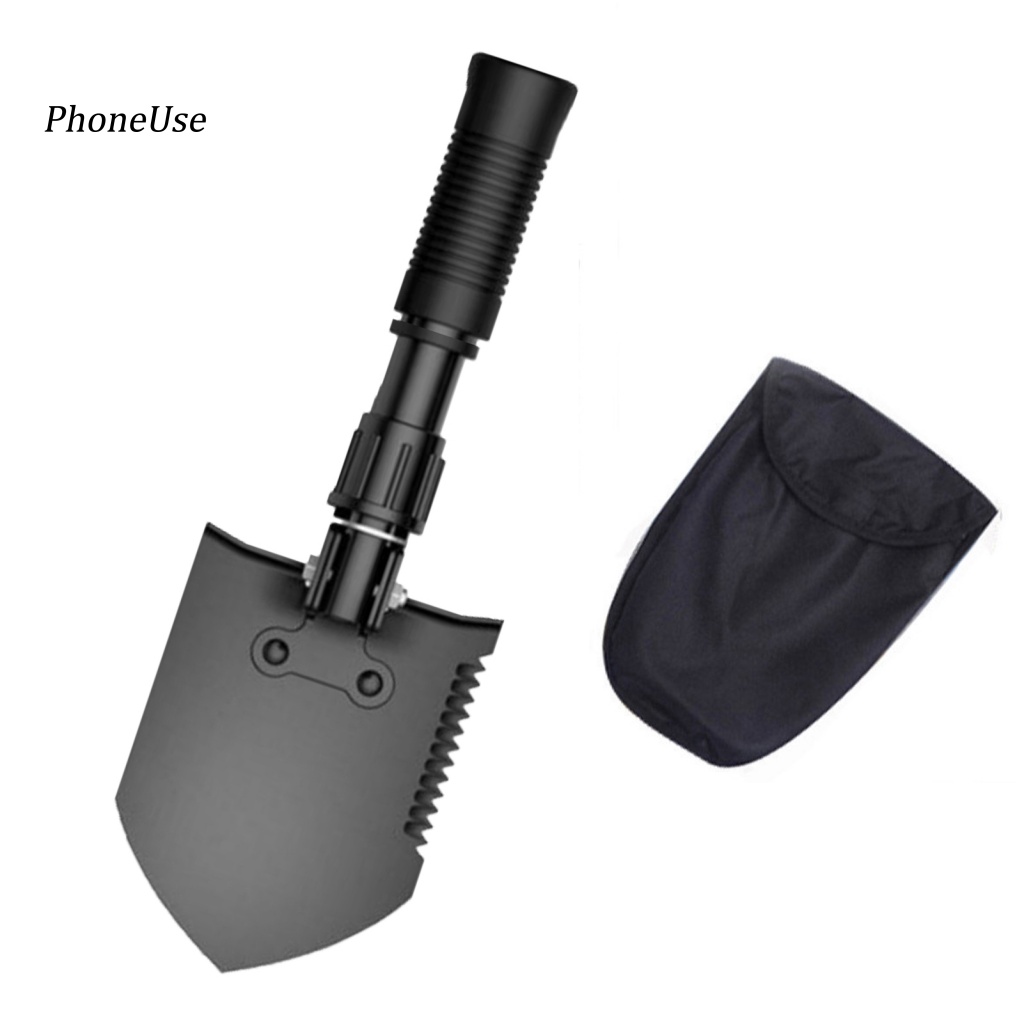 Xẻng Gấp Đa Năng Bằng PU Bền Bỉ Kích Thước Nhỏ Gọn Dùng Khi Đi Cắm Trại