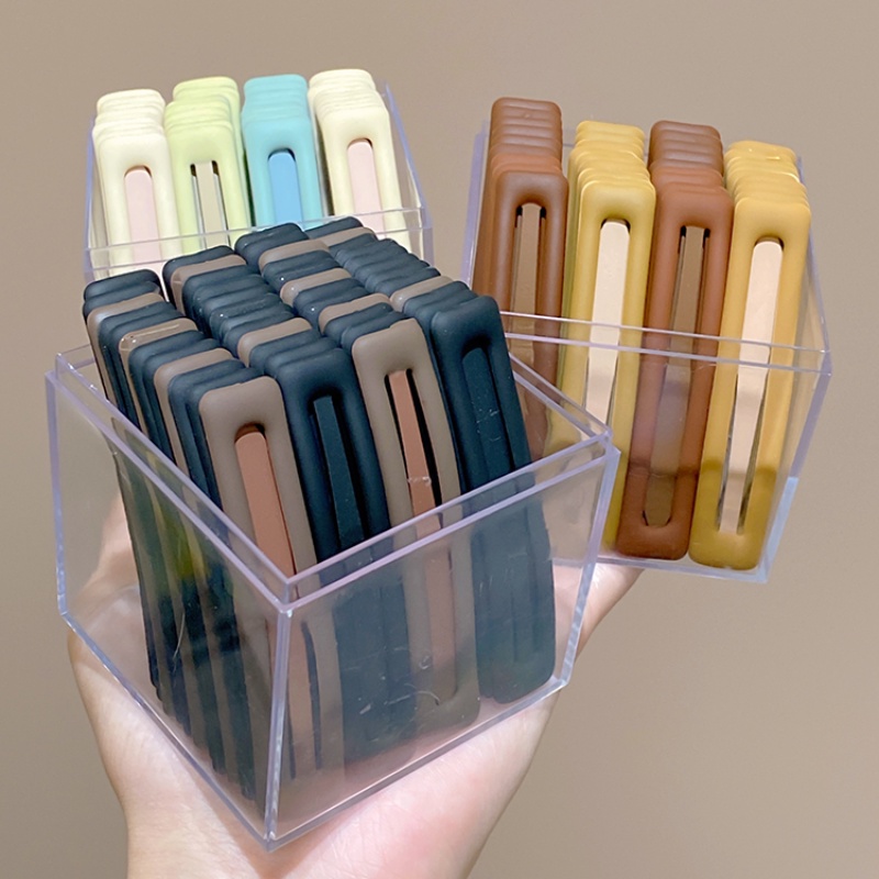 Set 6 Kẹp Tóc Màu Kẹo Thời Trang