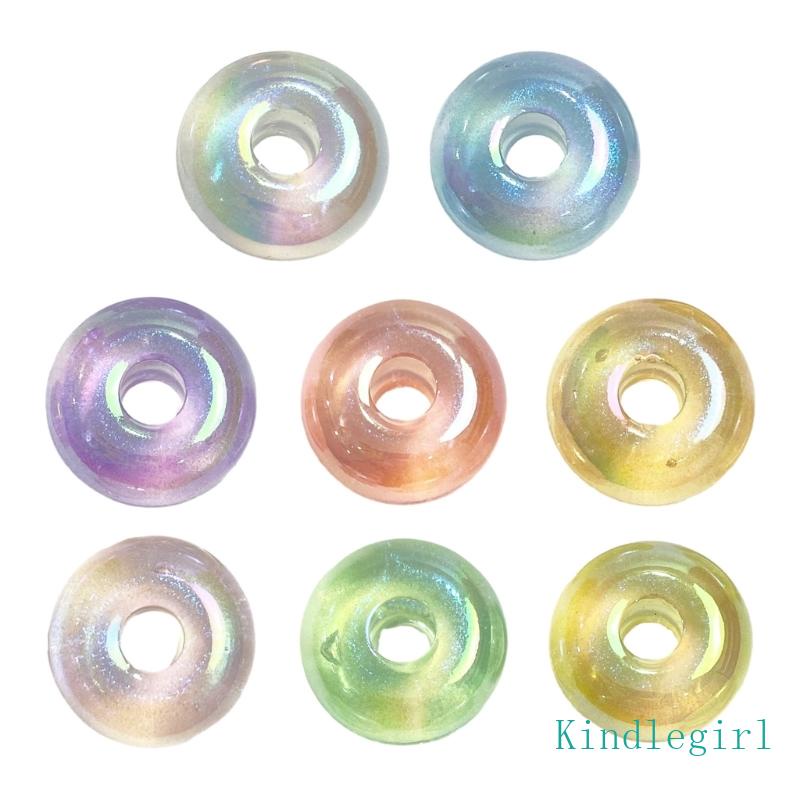 Chuỗi Hạt Tròn Dẹt Nhiều Màu Dùng Làm Đồ Thủ Công / Điện Thoại