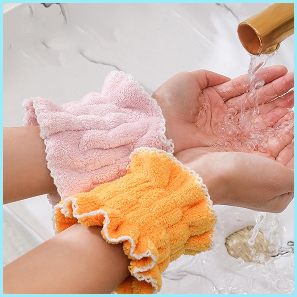 Băng Đeo Cổ Tay Rửa Mặt Cỡ Nhỏ Có Thể Tái Sử Dụng Cho Nữ