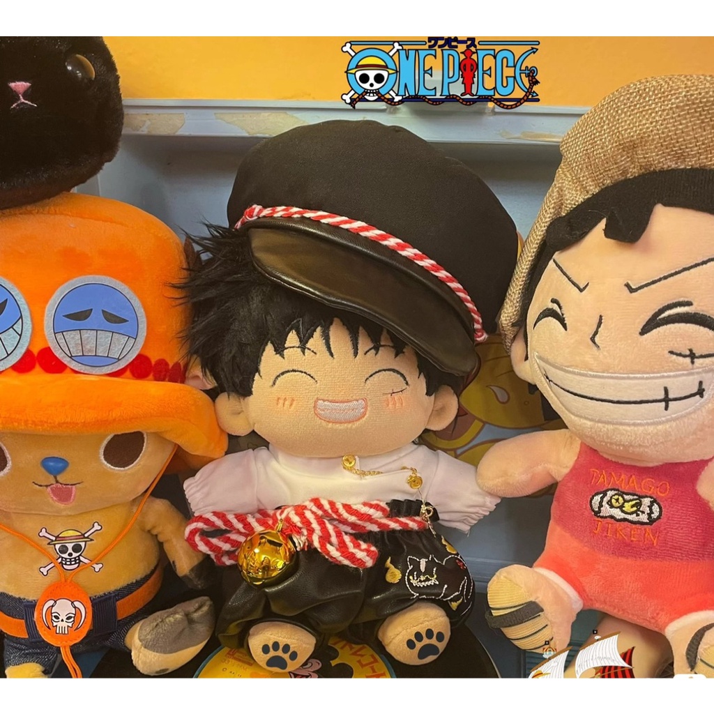 Búp Bê Nhồi Bông Hình Nhân Vật Luffy Trong One Piece 20cm