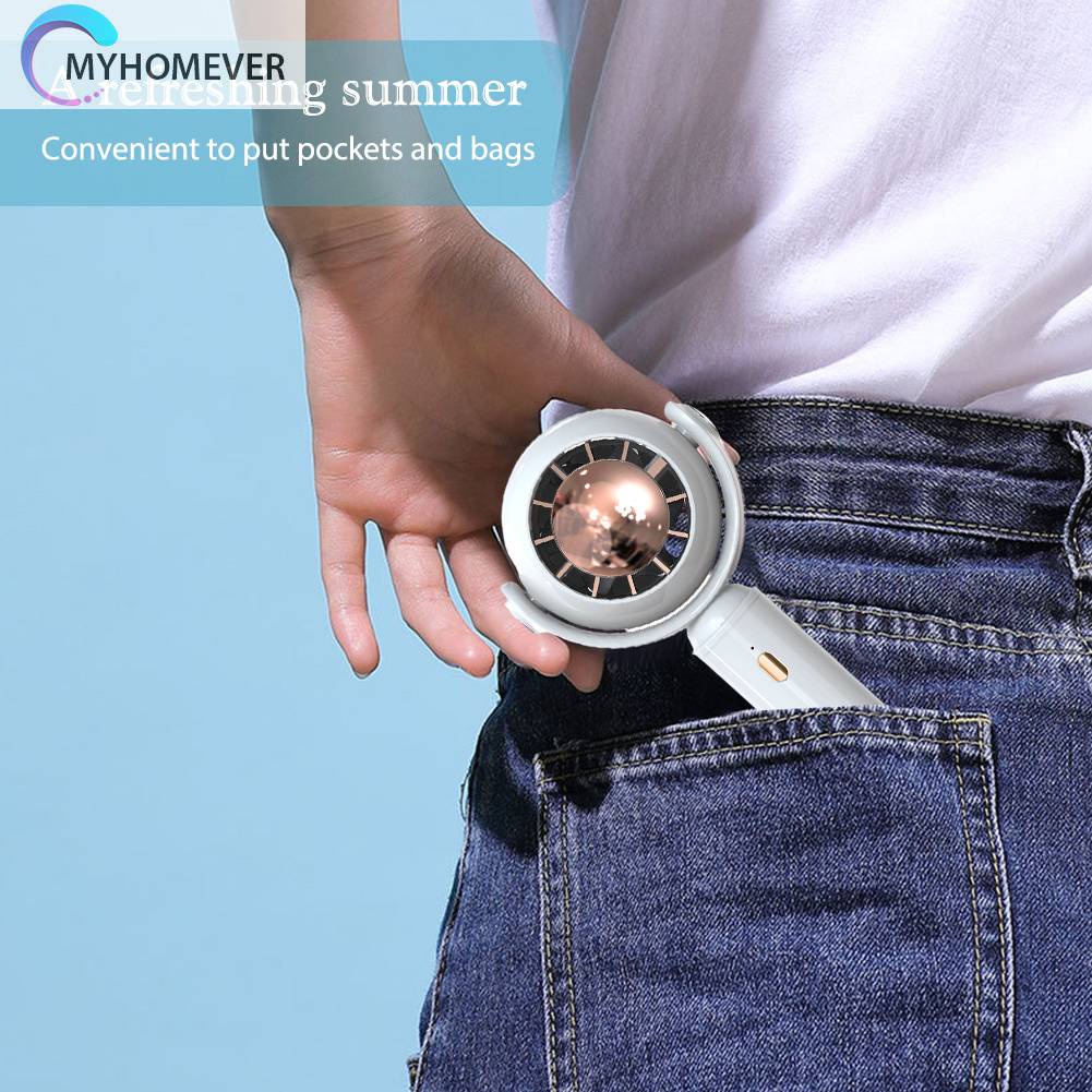 Quạt Làm Mát Cầm Tay 1200mAh Tiện Dụng Cho Gia Đình / Văn Phòng / Trường Học