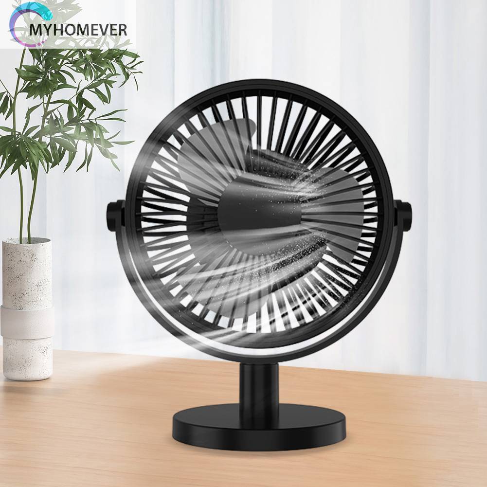 Quạt Làm Mát Mini 3 Tốc Độ Kèm Đèn LED Và Quạt Nhỏ Tiện Dụng Cho Gia Đình /