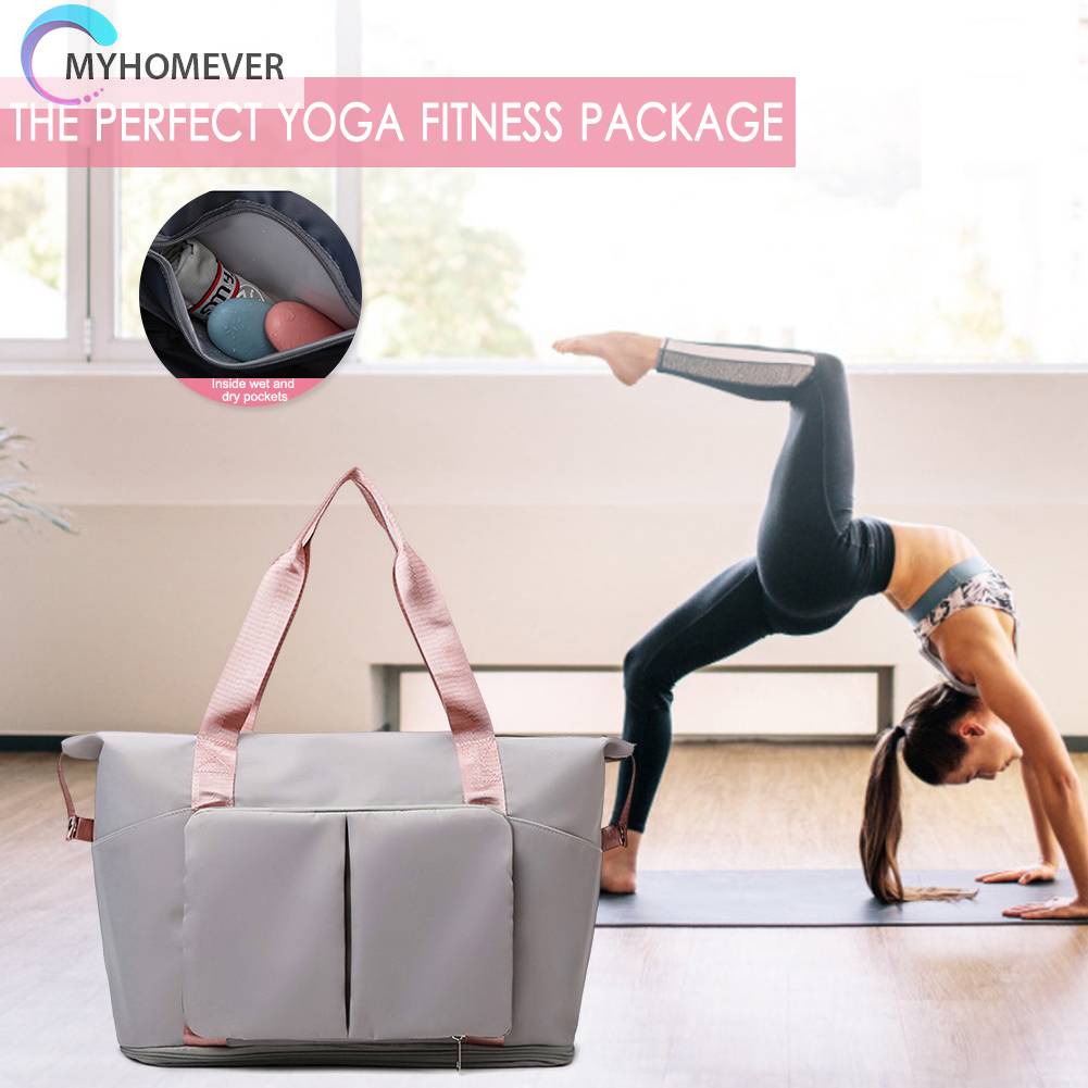 Túi Đựng Đồ Thể Thao Bằng Vải Oxford Có Ngăn Khô Và Ướt Tiện Dụng