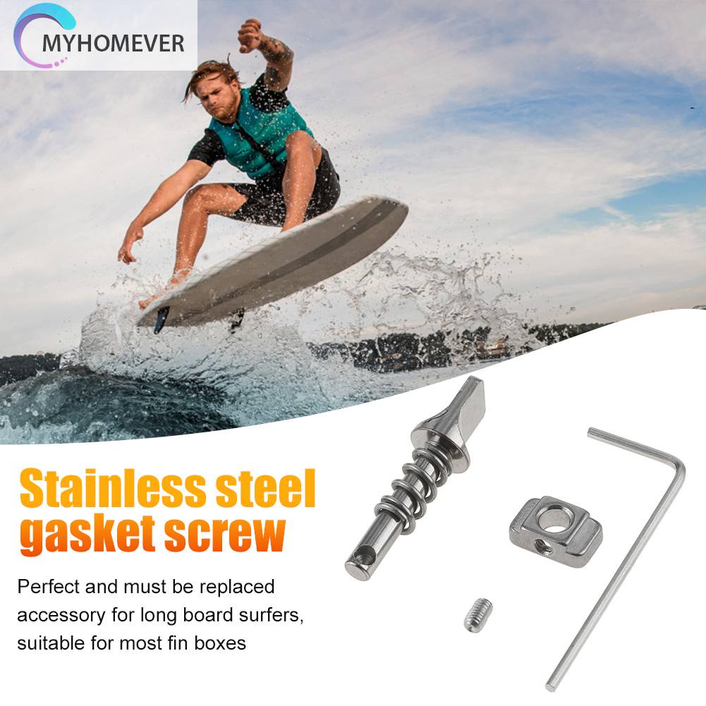 Bộ Ốc Vít Cố Định Tấm Ván Lướt Sóng Bằng Inox Chuyên Dụng