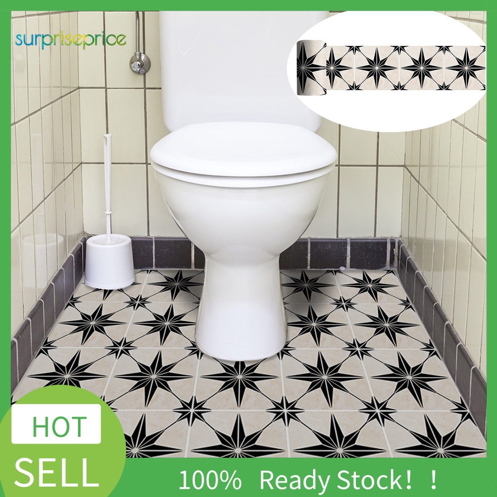 Miếng Dán Sàn Nhà Bằng Vinyl Mặt Nhám Chống Thấm Nước Phong Cách Cổ Điển Độc Đáo Trang Trí Nhà Cửa