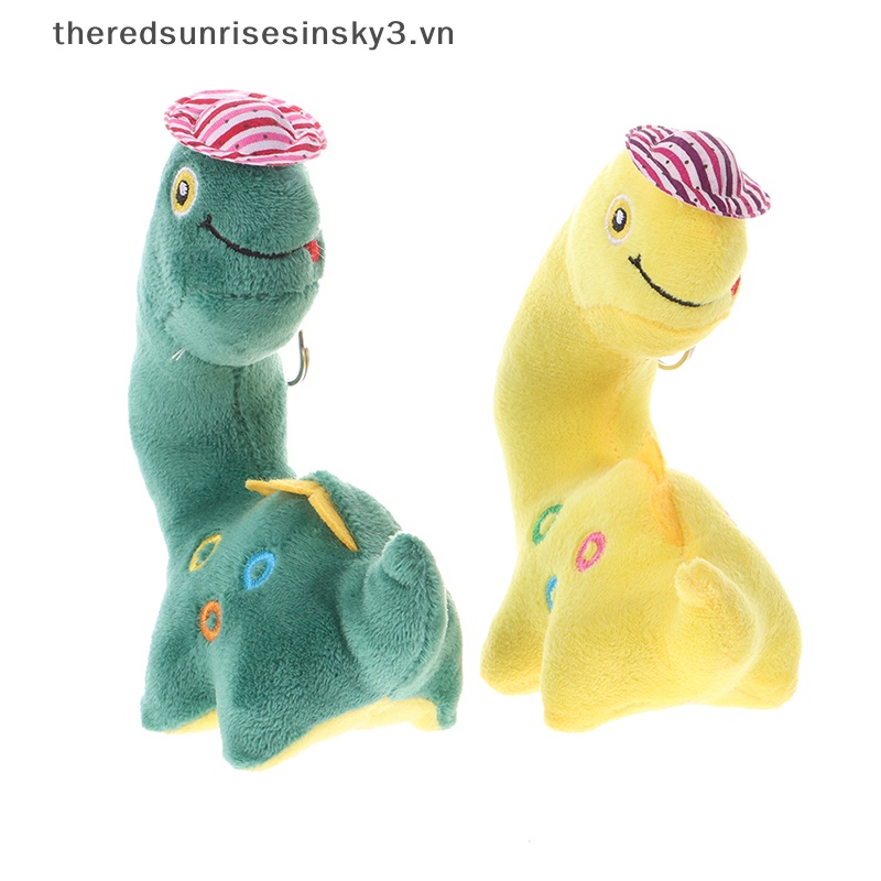 1 Móc Khóa Khủng Long Nhồi Bông 15cm Dễ Thương