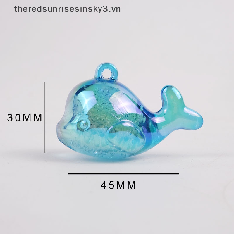 # # Thời Trang DIY Acrylic Đầy Màu Sắc Kiểu Cá Voi Nhỏ Mạ AB Đầy Màu Sắc