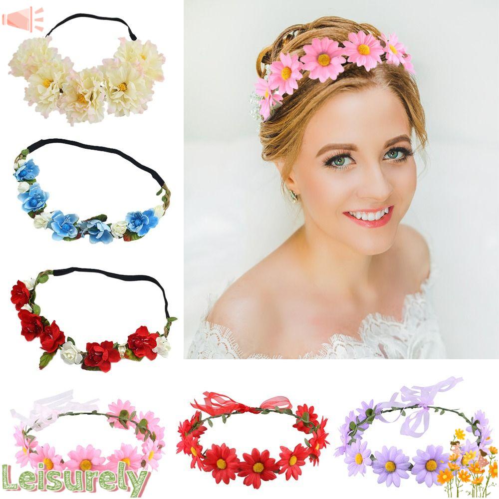 LEILY Set 2 / 3 Băng Đô Hoa Thời Trang Cho Bé Gái