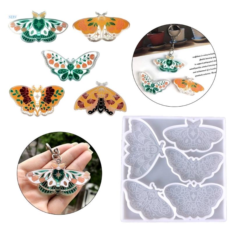 Khuôn Silicone Làm Mặt Vòng cổ Bằng Resin Acrylic Maki