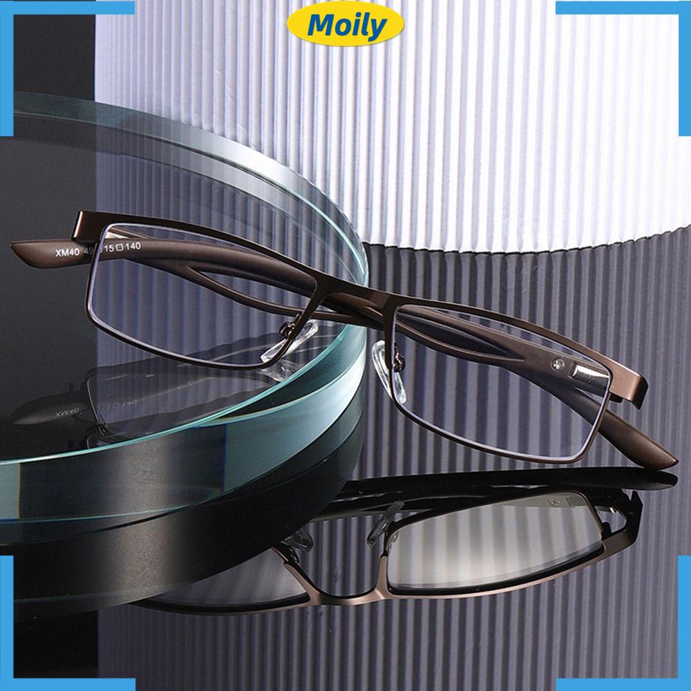 MOILYVN Kính Đọc Sách Chống Ánh Sáng Xanh Phong Cách Vintage Đơn Giản Cho Nam Và Nữ