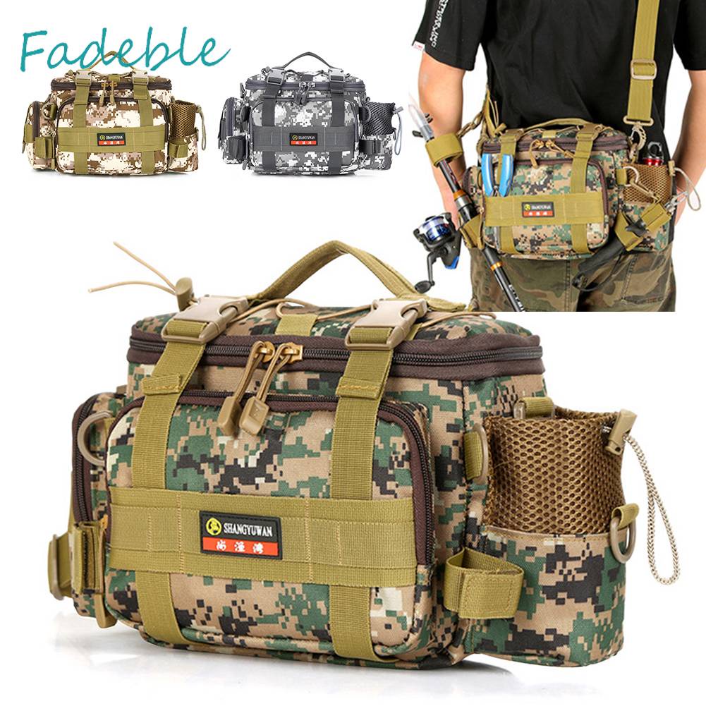 Túi Đeo Chéo Ngực Bằng Nylon Đa Năng Nhiều Ngăn Tiện Dụng Mang Theo Du Lịch