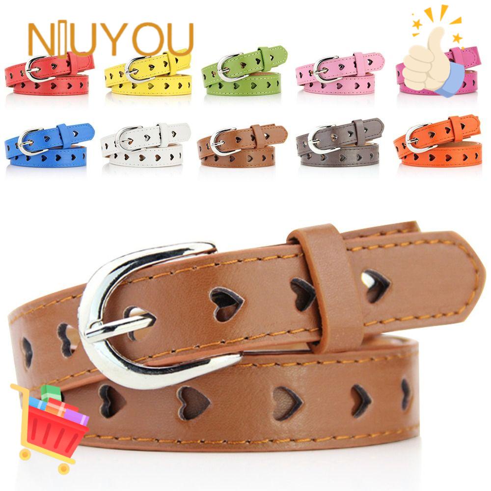 NIUYOU Dây Thắt Lưng Hình Trái Tim Phong Cách Cổ Điển Cho Nữ