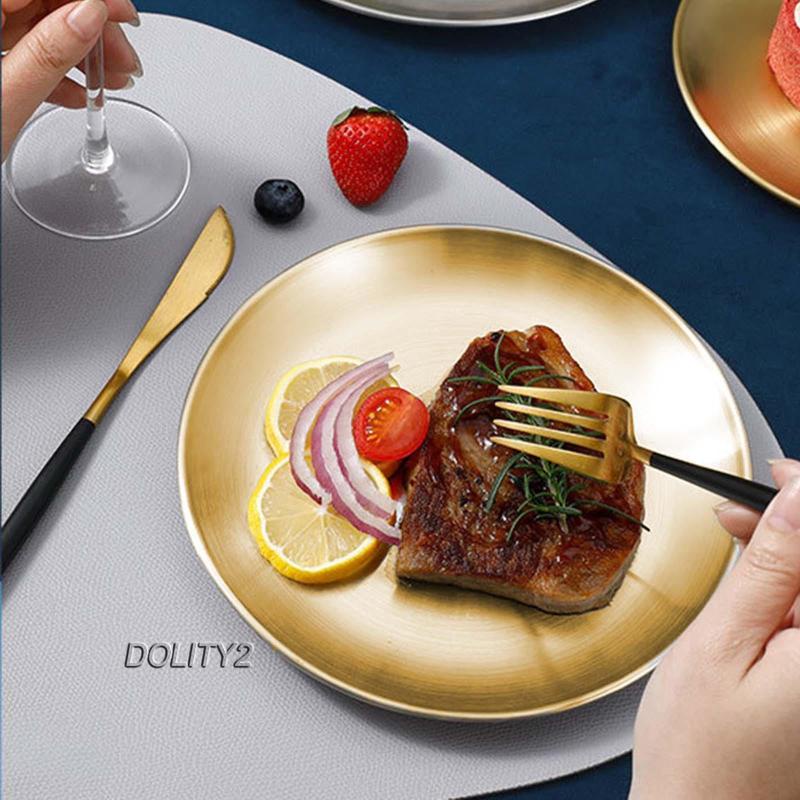 Đĩa Ăn Bằng Thép Không Gỉ Tiện Dụng Cho Tiệc Tùng / Cắm Trại