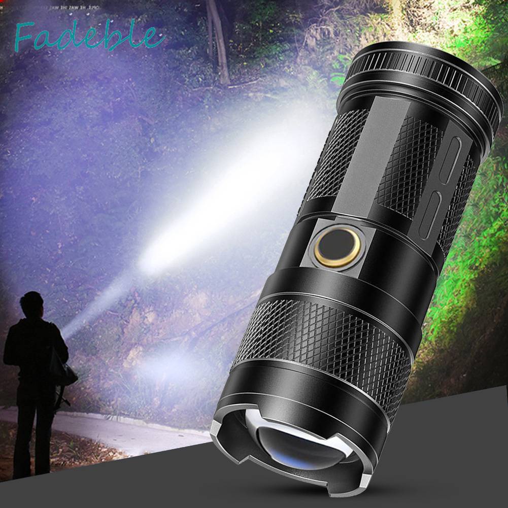 Đèn Pin 30W LED COB 1500mAh 1000LM Sạc USB Loại C Chống Thấm Nước