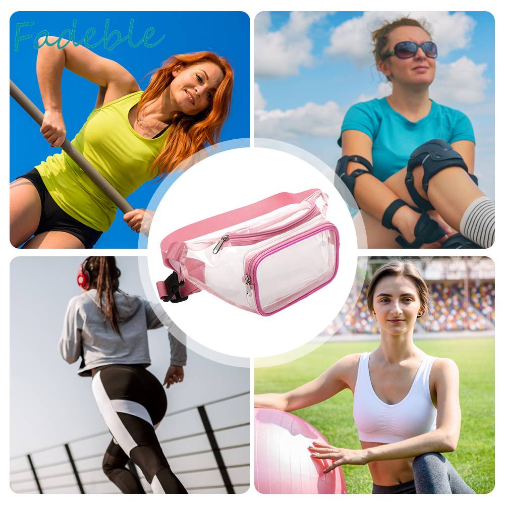 Túi Đeo Chéo Thể Thao Bằng PVC Trong Suốt Sức Chứa Lớn