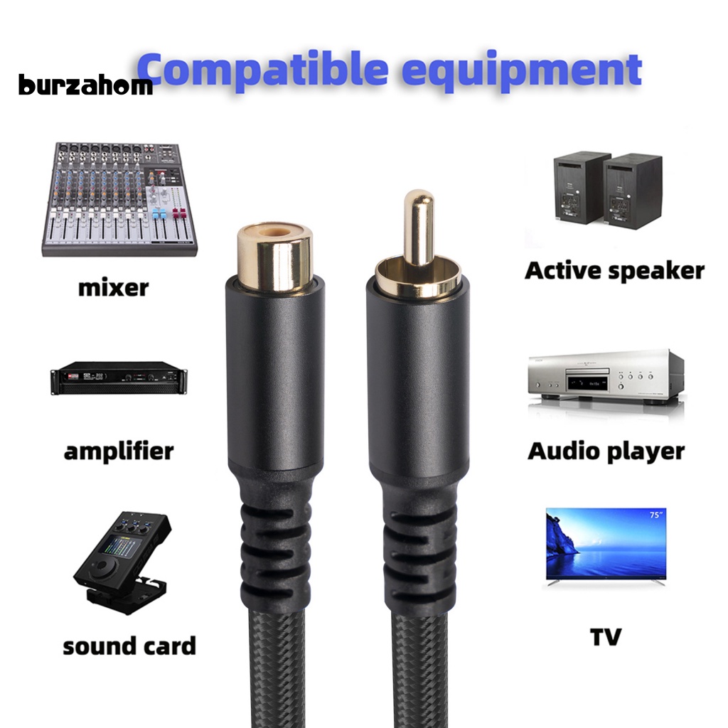 Cáp Nối Âm Thanh Chống Oxy Hóa Cho TV Set RCA Male Sang Female