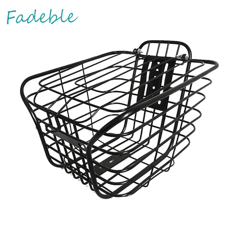 Giỏ Xe Đạp Bằng Kim Loại Có Vỏ Bọc Tiện Dụng