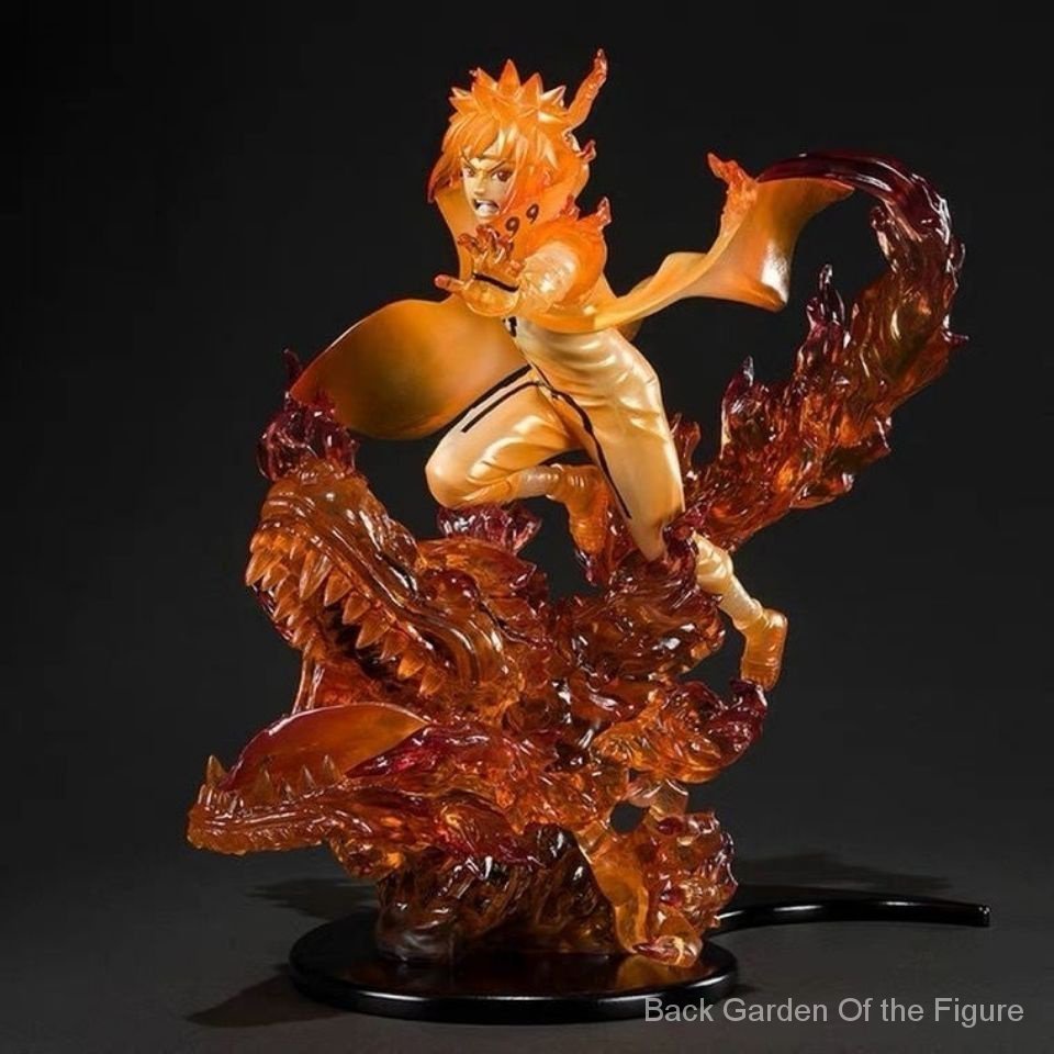 Mô Hình Nhân Vật Naruto Và Ngọn Lửa Cỡ Lớn Trang Trí
