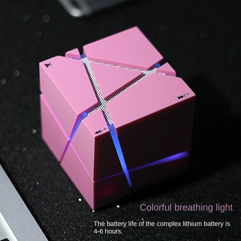 Loa bluetooth Không Dây Hình Khối Lập Phương Nhiều Màu Sắc Sáng Tạo