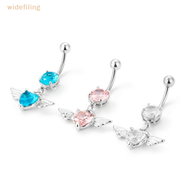 Khuyên RốN HìNh Tim ĐíNh Đá 14G