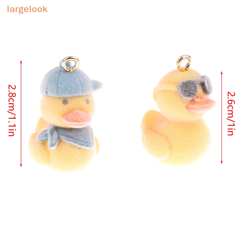 1 Mặt Dây Chuyền / Móc Khóa / Vòng Tay Hình Vịt Hoạt Hình DIY