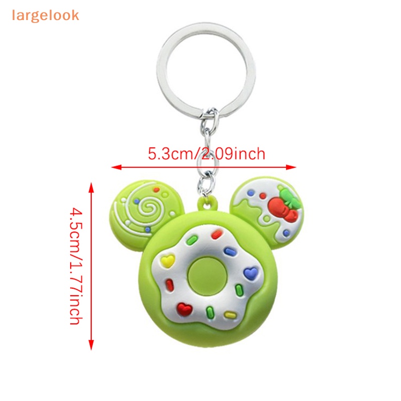 Móc Khóa Hình Bánh Donut Độc Đáo Trang Trí Giáng Sinh Năm Mới