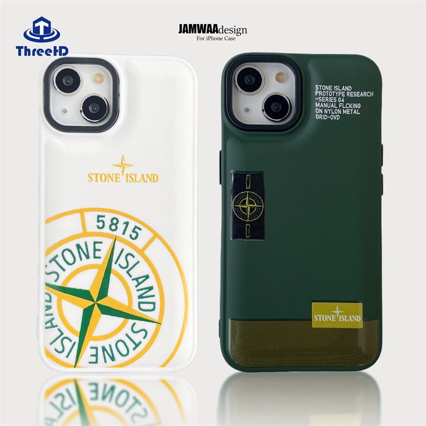 Ốp Điện Thoại TPU Dẻo Họa Tiết Logo Thương Hiệu &amp; Đá Đơn Giản Thời Trang Cho iPhone 14 13 12 11 Pro Max SE2020 X XR Xs Max