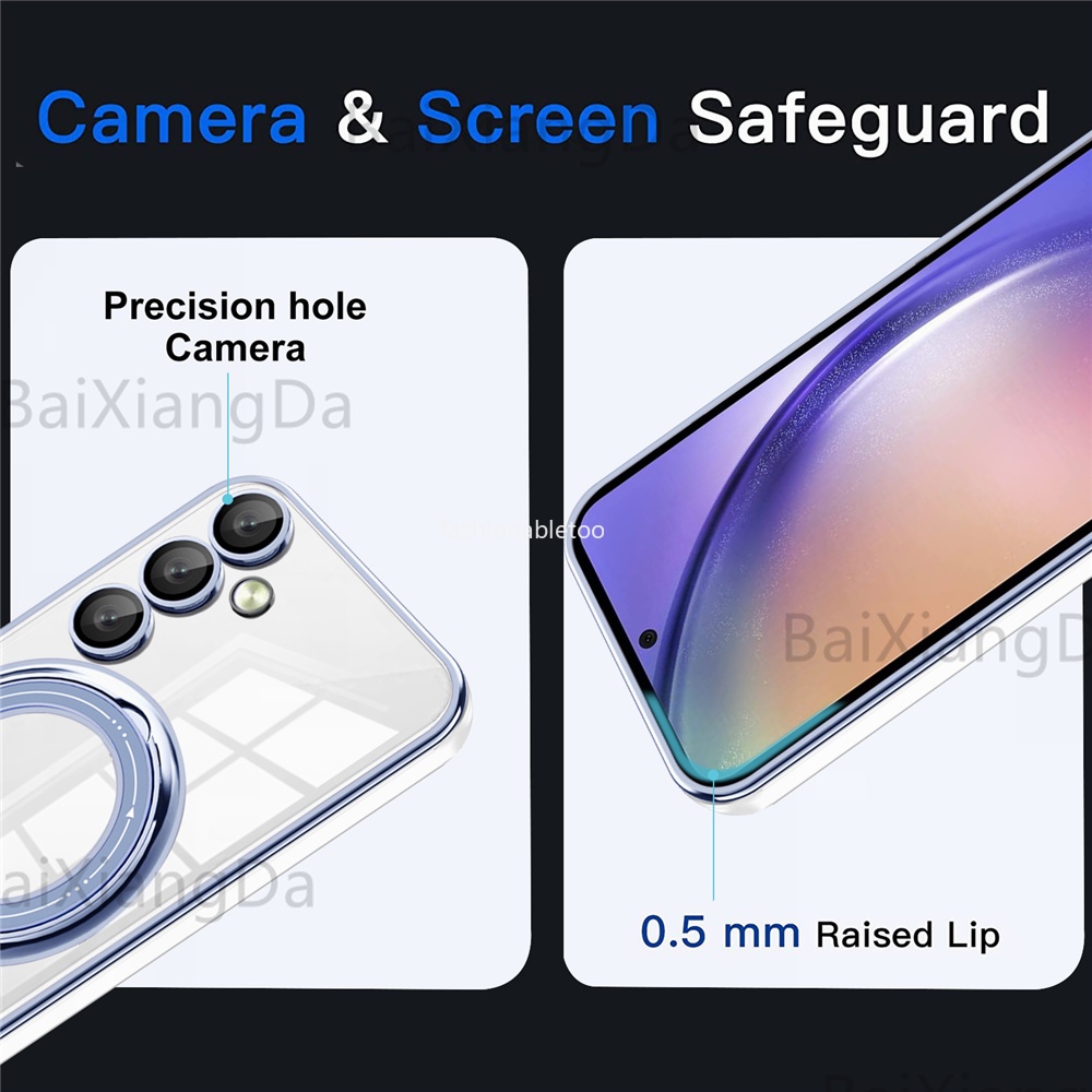 Ốp Điện Thoại Trong Suốt Có Nhẫn Gài Cho Samsung Galaxy A14 LTE A24 A34 A54 A14 LTE A 14 A 24 A 34 A 54 4G 5G 2023