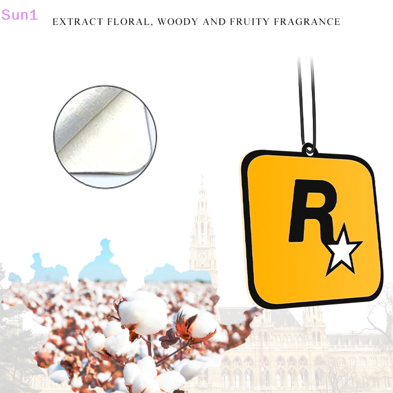 Sun1 > 1 Phụ Kiện Khuếch Tán Tinh Dầu Thơm Xe Hơi Hình Ngôi Sao R long-lasg Khử Mùi Hôi