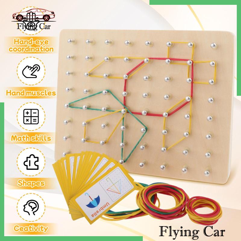 Bộ Đồ Chơi Hình Học Bằng Gỗ Theo Phương Pháp Montessori Cho Trẻ Em