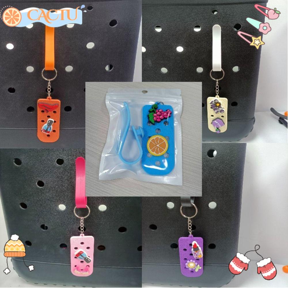 CACTU Set 5 Móc Treo Túi Xách Bằng Nhựa 5.1X3.9 inches 3.52 ounces Nhiều Màu Sắc