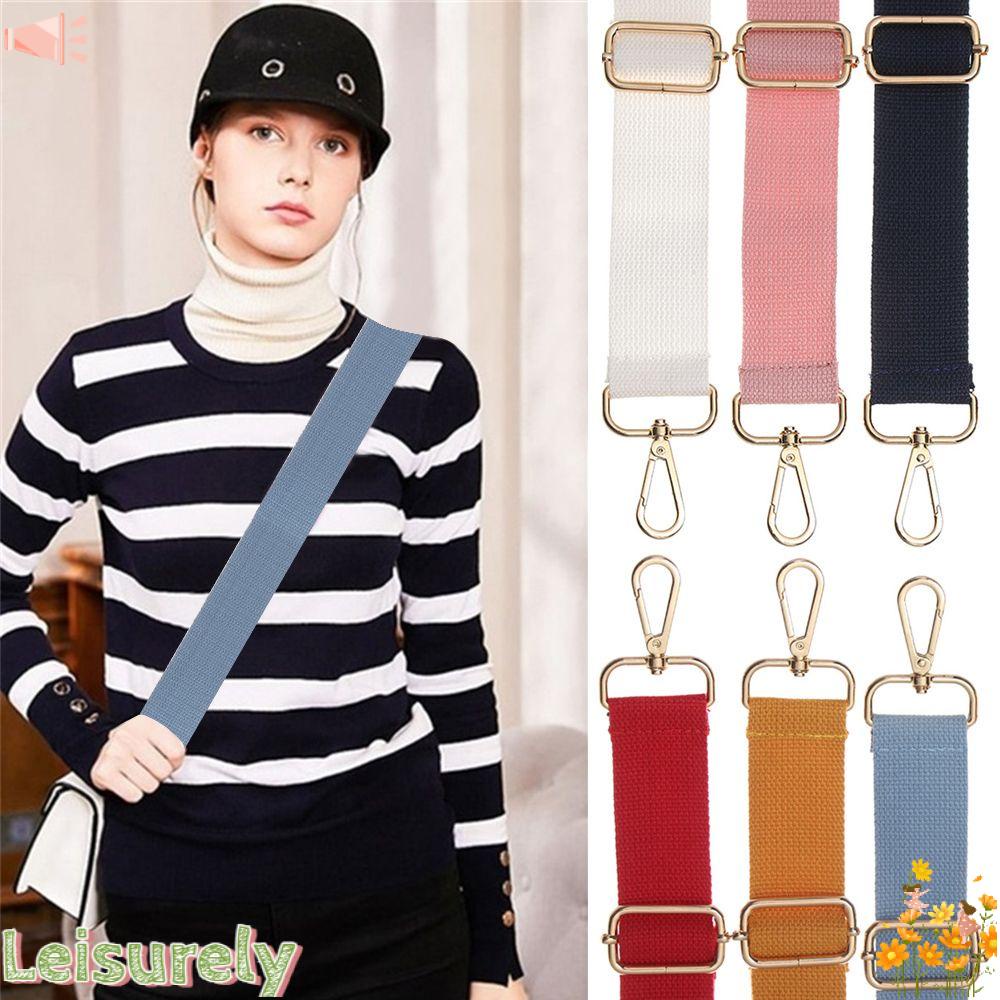 LEILY Dây Đeo Túi Xách Bằng Nilon Màu Sắc Ngọt Ngào Tùy Chỉnh Tiện Dụng