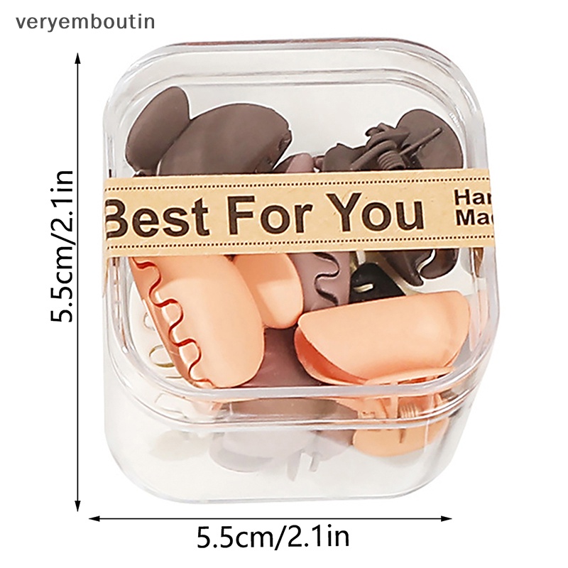 1 Bộ Kẹp Tóc Mini Dễ Thương Thời Trang Dành Cho Nữ