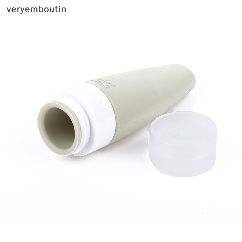 Bộ Chai Silicone Đựng Dầu Gội / Sữa Tắm Hình Nón 60ml Tiện Dụng Khi Đi Du Lịch