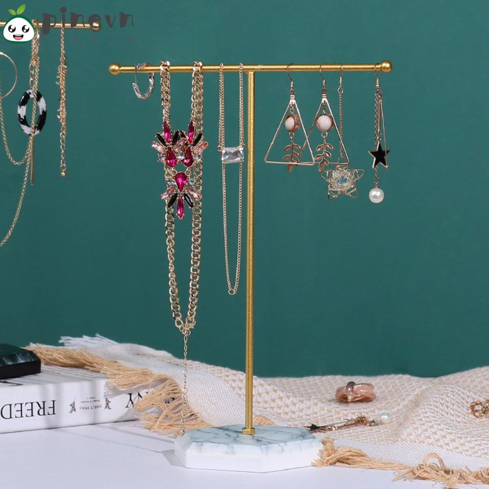 PINEVN Giá Đỡ Trưng Bày Trang Sức Bằng Gỗ Trơn Tiện Lợi