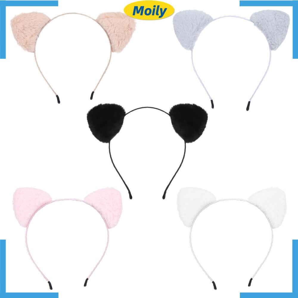 MOILYVN Băng Đô Tai Mèo Hoạt Hình Xinh Xắn