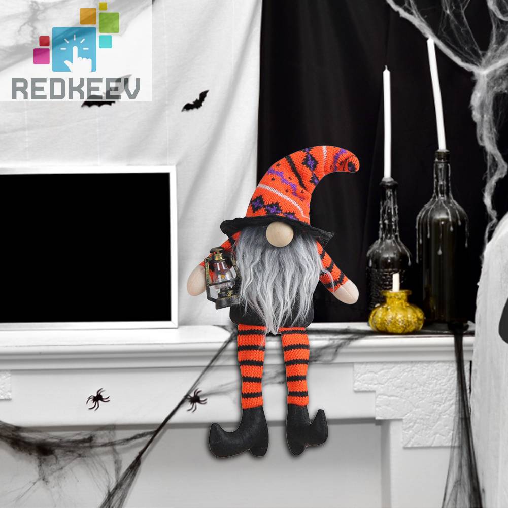 Đệm Cotton Họa Tiết Hoạt Hình Phù Thủy Gnome Dễ Thương Dùng Trang Trí Giáng Sinh