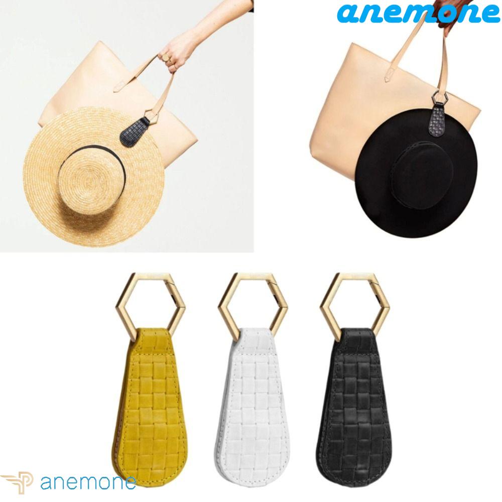 ANEMONE Kẹp Nón / Túi Xách / Hành Lý Bằng Da PU Nhiều Màu Đa Năng