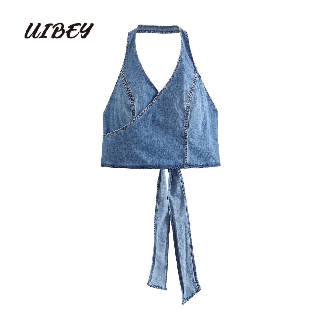Uibey Áo Hai Dây Hở Lưng Gợi Cảm 8986