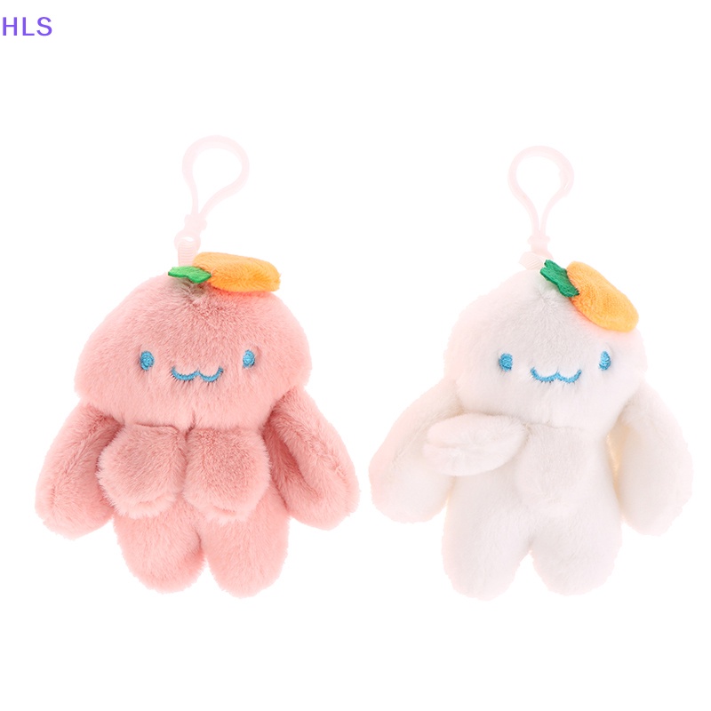 Móc Khóa Thỏ Nhồi Bông Mềm Mại Đáng Yêu