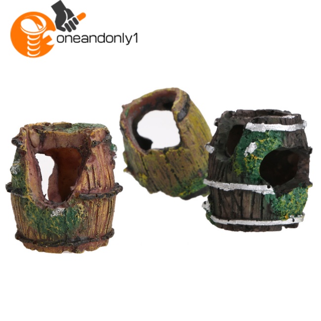 Thùng Rác Mini Bằng Resin Màu Sáng Độc Đáo Trang Trí Bể Cá