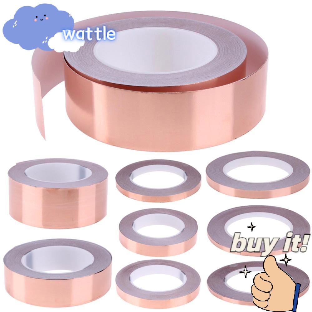 WATTLE Băng Keo Lõi Đồng Chống Tĩnh Điện Bảo Vệ EMI Một Mặt Mới