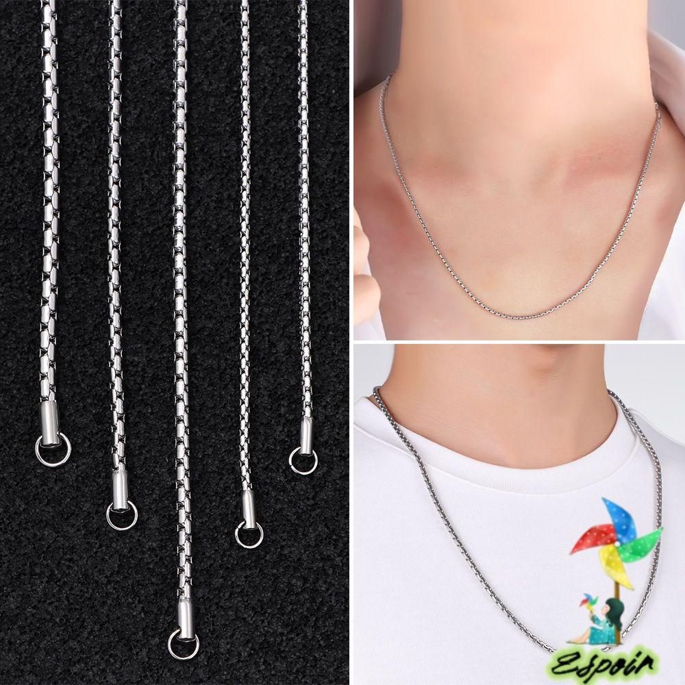 ESPO Vòng cổ Inox Phong Cách Hip Hop Cá Tính Dành Cho Nam Và Nữ