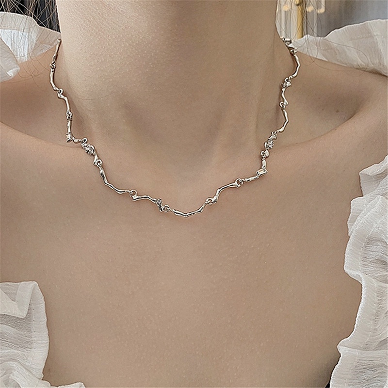 Ygt Vòng Cổ Đính Kim Cương Phong Cách Retro Hàn Quốc