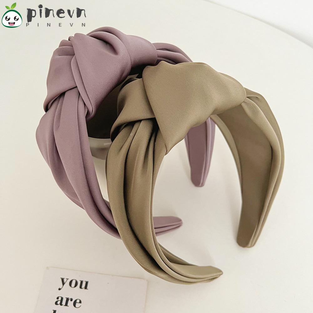 PINEVN Băng Đô Cài Tóc Bản Rộng Thời Trang Cho Nữ