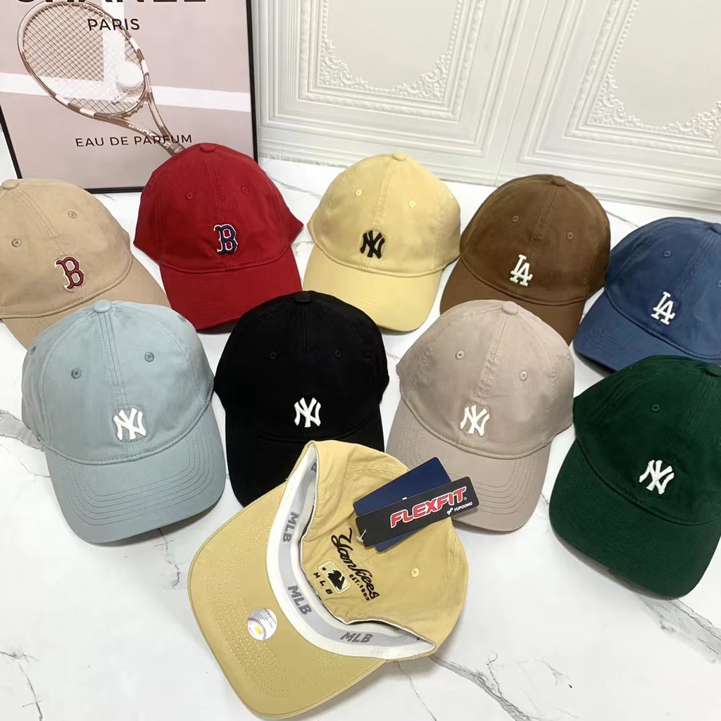 Mũ Lưỡi Trai Thêu Chữ NY B Phong Cách Retro Thời Trang Cho Nam Nữ