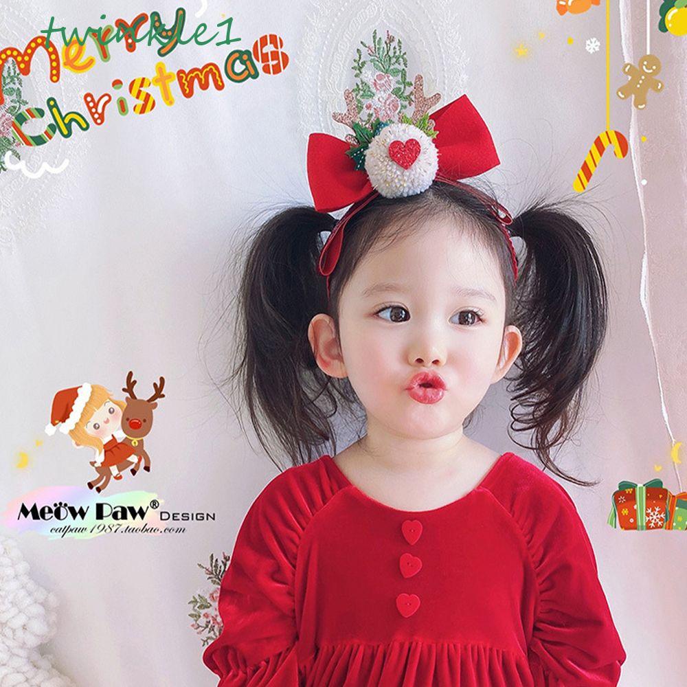 TWINKLE Băng Đô Cài Tóc Rửa Mặt Hình Nơ Trái Tim Độc Đáo Phong Cách Hàn Quốc Cho Nữ