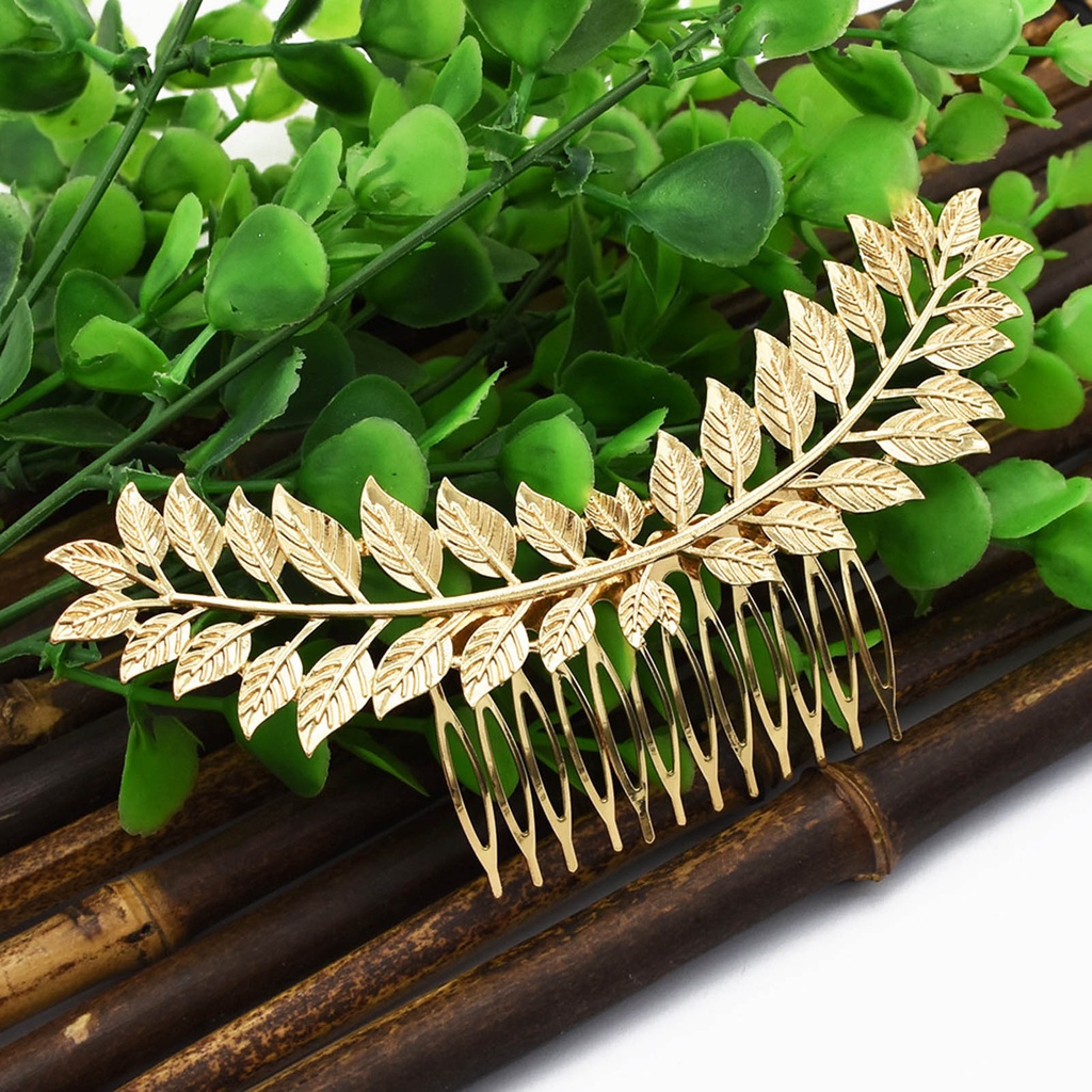 Lược Cài Tóc Hình Chiếc Lá Phong Cách Hàn Quốc Thời Trang